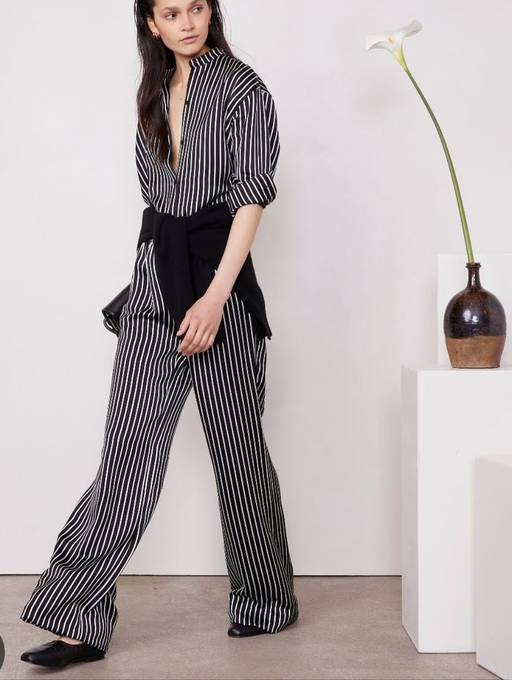 Officine‎ Générale Gracella Augustine Viscose Set Medium Button Down + Wide Leg